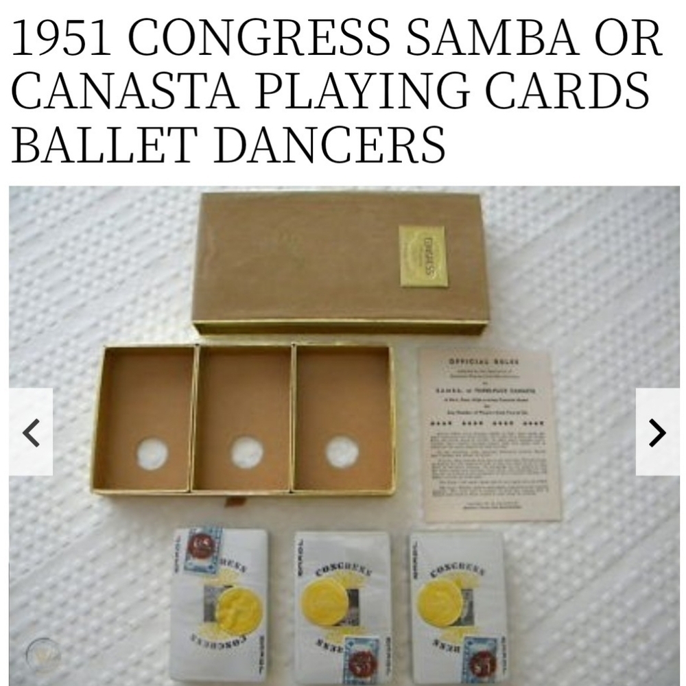 ♥️ CONGRESS SAMBA PLAYING CARDS - Picture 4 of 16
